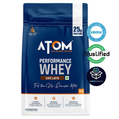 AS-IT-IS Nutrition ATOM Performance Whey, 2.2 lb Cafe Latte