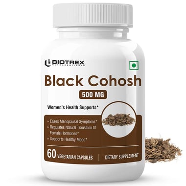 Biotrex Black Cohosh 500mg,  60 veggie capsule(s) 