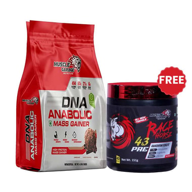 Muscle Garage DNA Anabolic Mass Gainer, 10 lb Choco Caramel