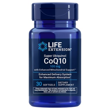 Life Extension Super Ubiquinol CoQ10 (100mg), 30 softgels