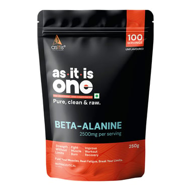 AS-IT-IS Nutrition One Beta Alanine, Unflavoured 0.55 lb