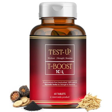 Vaamveda Sports Testosterone Booster Testo Boost Long Time Stamina for Men Supplements, 60 tablet(s) Unflavoured