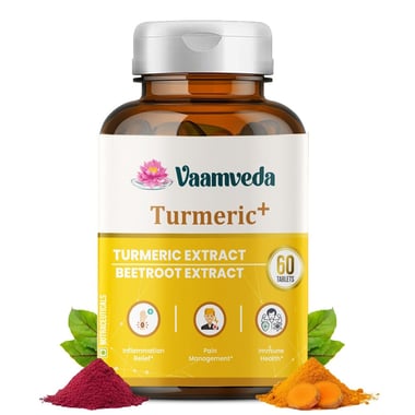 Vaamveda Turmeric+ with Beetroot Extract,  60 tablet(s) 