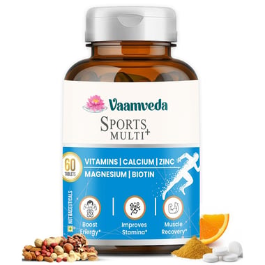Vaamveda Sports Multi+,  60 tablets  Unflavoured 