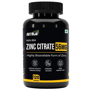 NutriJa Zinc Citrate, 120 capsules