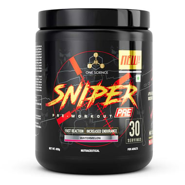 One Science Sniper Pre Workout, 0.93 lb Watermelon