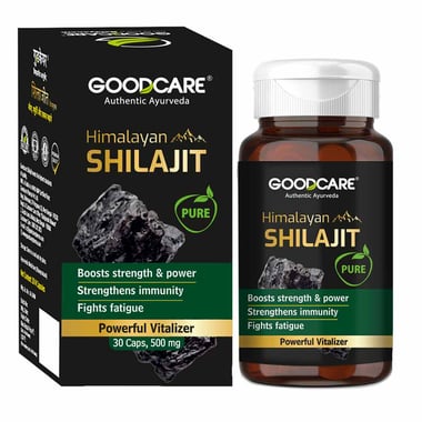 Goodcare Pure Himalayan Shilajit 500 mg,  30 capsules 