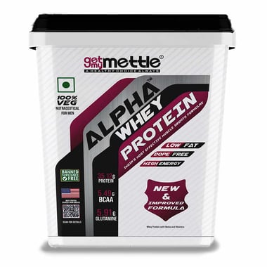 Getmymettle Alpha Whey Protein, 8.8 lb Kesar Pista Delight