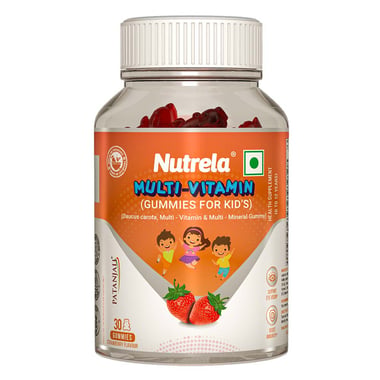 Nutrela Multi-Vitamin, 30 gummies Strawberry