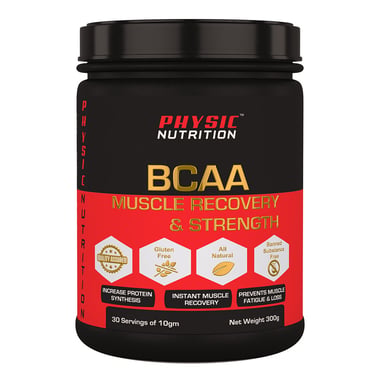 Physic Nutrition BCAA, 0.66 lb 30 Servings Orange