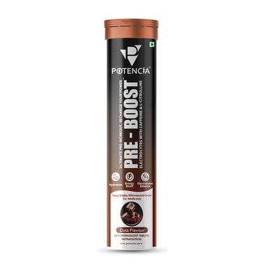 Potencia Pre - Boost Effervescent, 15 tablet(s) Cola