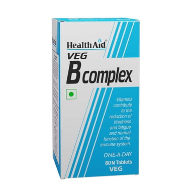 HealthAid Veg B Complex,  60 tablet(s)  Unflavoured 