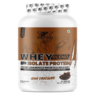 White Wolf Whey Blend,  4.4 lb  Irish Chocolate 