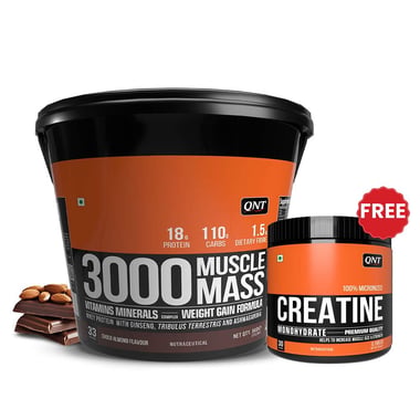 QNT Muscle Mass 3000, 11 lb Choco Almond