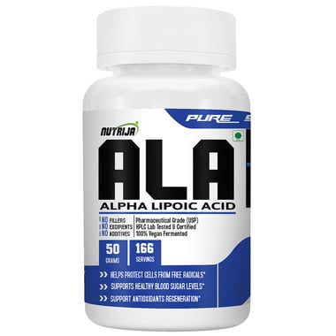 NutriJa ALA (Alpha Lipoic Acid) 300mg, 50 g