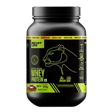 BeastLife Isorich Blend Whey Protein,  2.03 lb  Coffee 