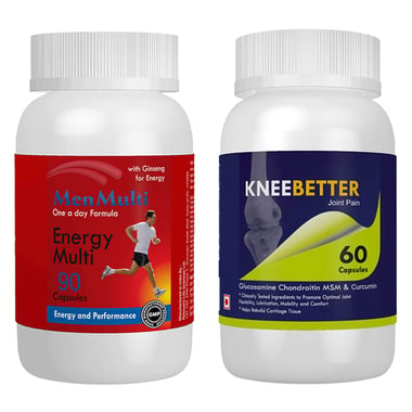 Maxgars Mensmulti & KneeBetter Joint Support Combo,  2 Piece(s)/Pack  Unflavoured 