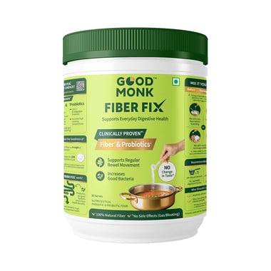 Good Monk Fiber Fix, 277 g Unflavoured