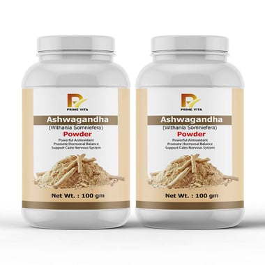 PRIME VITA Ashwagandha (Withania Somnifera) Powder, 200 g