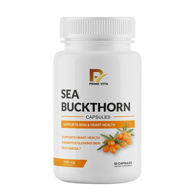 PRIME VITA Sea Buckthorn 1000mg, 60 capsules