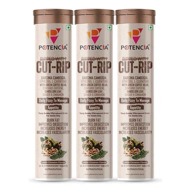 Potencia Cut-Rip Effervescent Lemon Cinnamon,  45 tablet(s) 