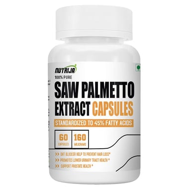 NutriJa Saw Palmetto Extract 160mg, 60 capsules