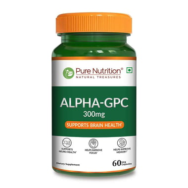 Pure Nutrition Alpha-GPC 300mg,  60 veggie capsule(s) 