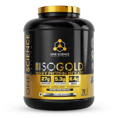One Science 100% Iso Gold Whey Protein Isolate,  5 lb  Chocolate Charge 