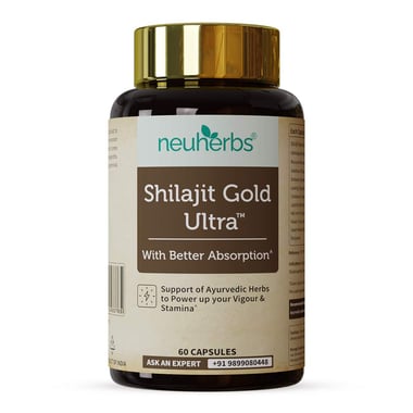 Neuherbs Shilajit Gold Ultra,  60 capsules 