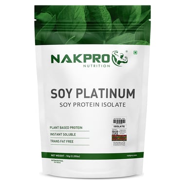Nakpro Platinum Soy Protein Isolate, 2.2 lb Unflavoured