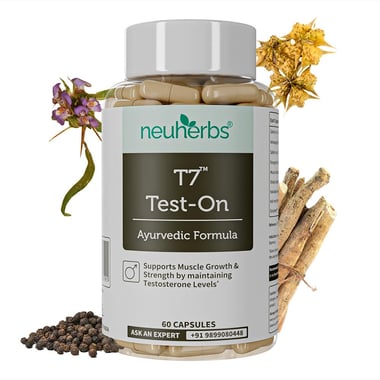 Neuherbs T7 Test On (Testosterone Booster), 60 capsules Unflavoured