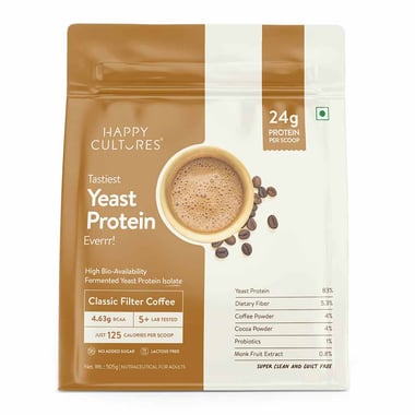 Happy Cultures Tastiest Yeast Protein, 1.11 lb Classic Filter Coffee