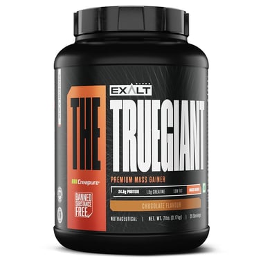 Exalt Supps True Giant Premium Mass Gainer,  7 lb  Chocolate 