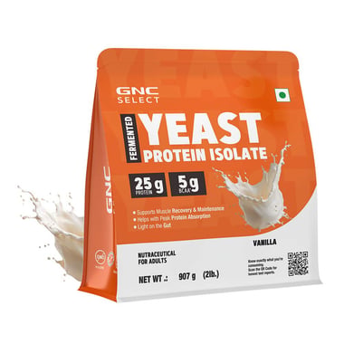 GNC Select Fermented Yeast Protein Isolate, 2 lb Vanilla