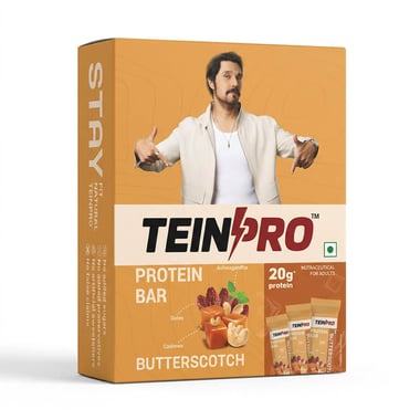 TeinPro Protein Bar 20g Protein, 4 bar(s) Butterscotch