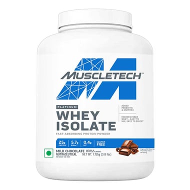 MuscleTech Platinum Whey Isolate,  3.8 lb  Milk Chocolate 