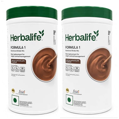 Herbalife Formula 1 Nutritional Shake Mix (Pack of 2),  0.5 kg  Dutch Chocolate 