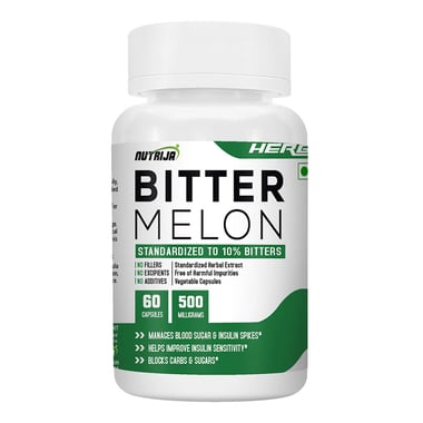 NutriJa Bitter Melon Extract 500mg, 60 capsules