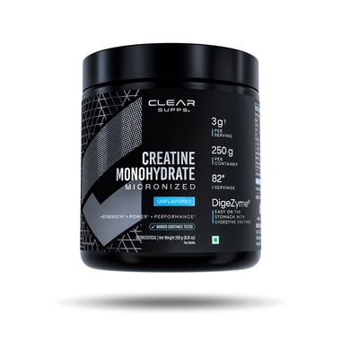 Clear Supps Creatine Monohydrate Micronized, Unflavoured 0.55 lb