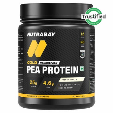 Nutrabay Gold Pea Protein,  1.1 lb  French Vanilla 