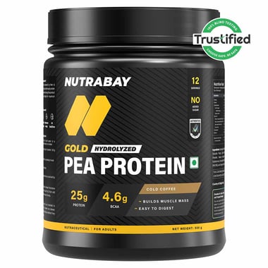 Nutrabay Gold Pea Protein,  1.1 lb  Cold Coffee 
