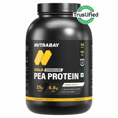 Nutrabay Gold Pea Protein,  4.4 lb  French Vanilla 