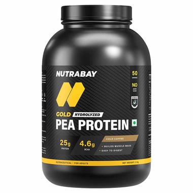 Nutrabay Gold Pea Protein,  4.4 lb  Cold Coffee 