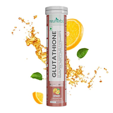 Neuherbs Glutathione with NeuBoost Effervescent, Orange 15 tablet(s)