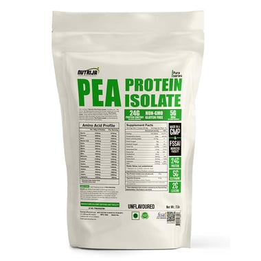 NutriJa Pea Protein Isolate, 2 lb Unflavoured