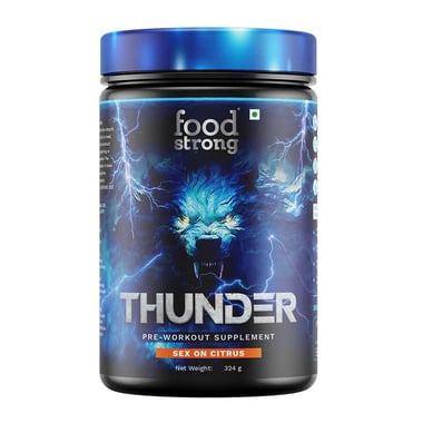 Foodstrong Thunder Pre-Workout Supplement,  0.71 lb  Sex On Citrus 