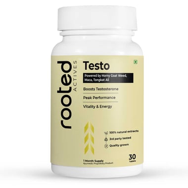 Rooted Active Naturals Testo, 30 tablet(s) Unflavoured