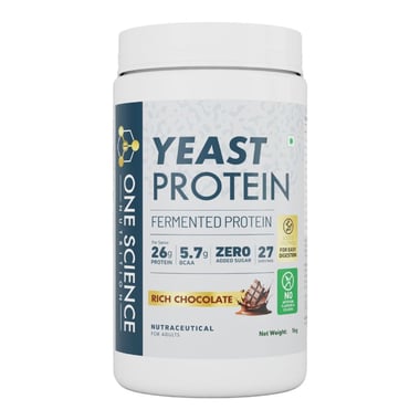 One Science Fermented Yeast Protein, 2.2 lb Rich Chocolate