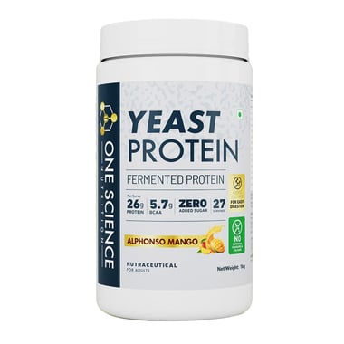 One Science Fermented Yeast Protein,  2.2 lb  Alphonso Mango 