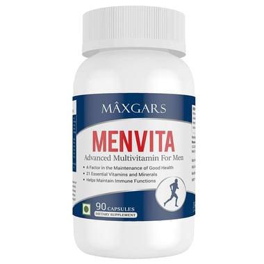 Maxgars Menvita,  90 capsules  Unflavoured 
